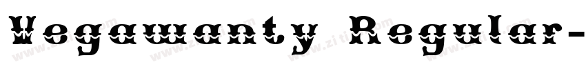 Vegawanty Regular字体转换